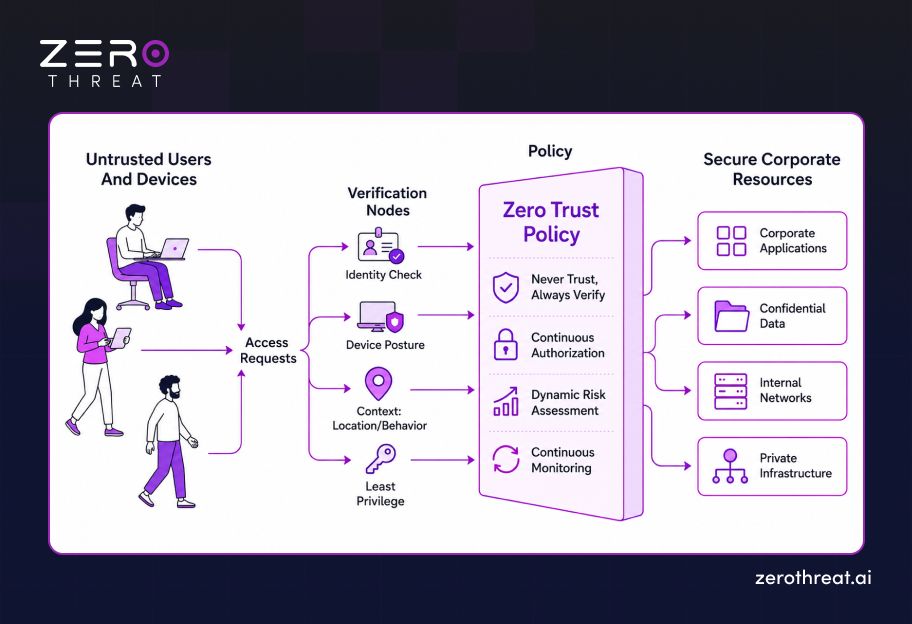 How Zero Trust framework Works