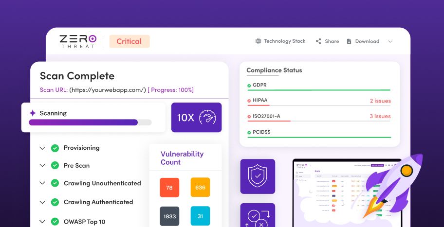 Smarter ZeroThreat scans running up to 10x faster