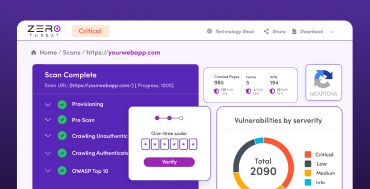 ZeroThreat’s MFA-based Scanning