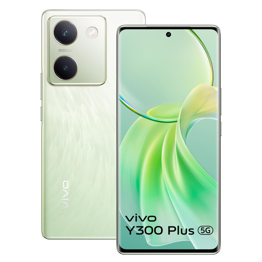 20% OFF on Vivo Y300 Plus 5G (Silk Green, 8GB RAM, 128GB Storage)