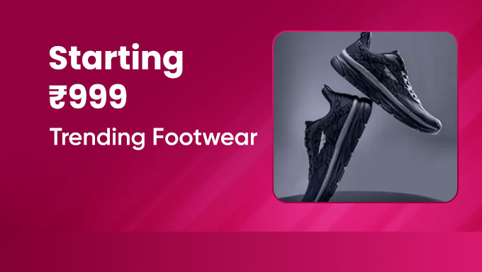 Trending Footwear Starting At Rs.999