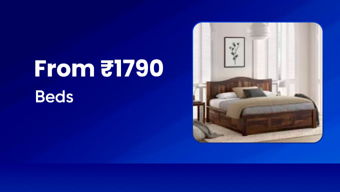 Beds Starting From Rs.1790