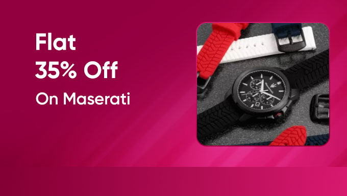 Watches | Flat 35% Off + Extra 15% Off On Maserati