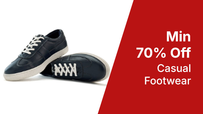 Min 70% Off On Casual Footwear
