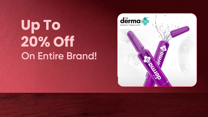 Upto 20% Off On The Derma Co