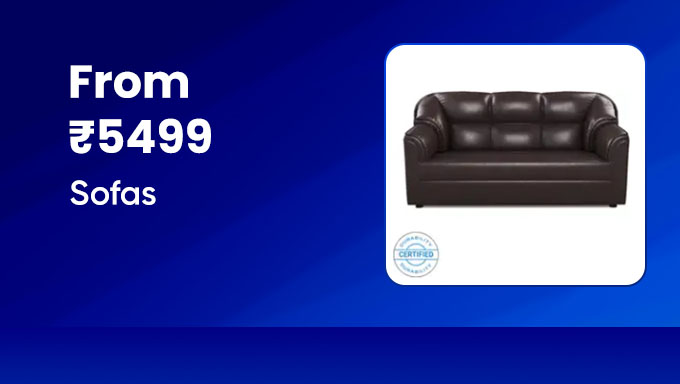 Sofas Starting From Rs.5499