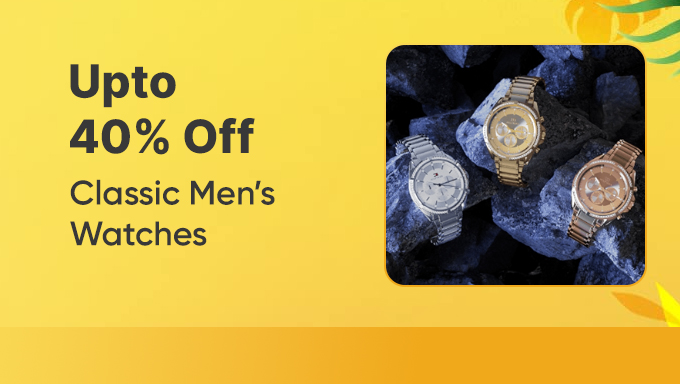 Upto 40% Off On Classic Men's Watches