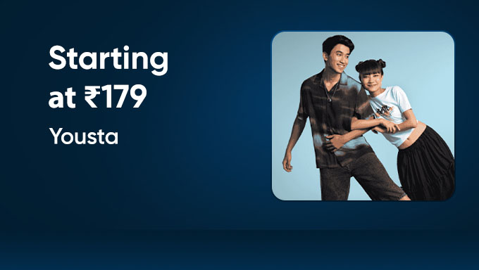 Yousta Starting From Rs.179