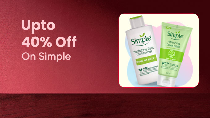 Upto 40% Off On Simple