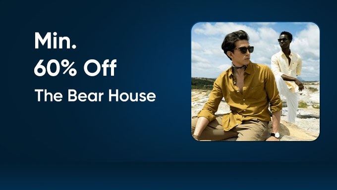 Men's Wear | Min 60% Off On THE BEAR HOUSE