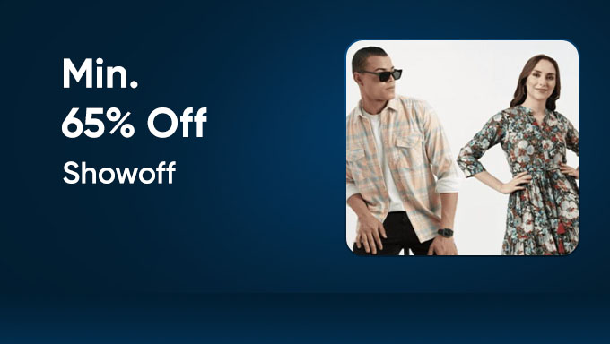 Min 65% Off On SHOWOFF