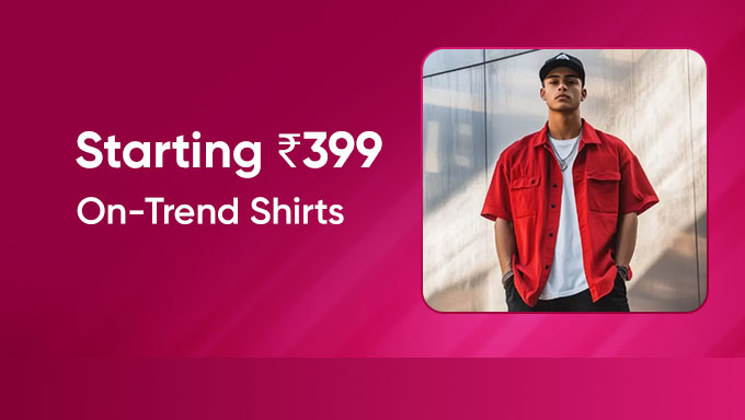 Casualwear For Men Starting From Rs.399