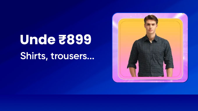 Men’s Shirts & Trousers | Under ₹899 | Arrow & Raymond