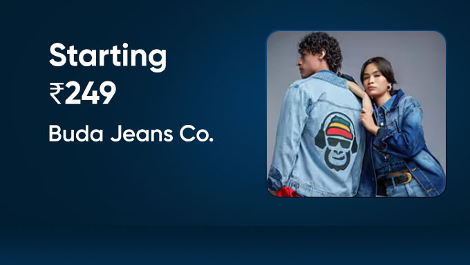 BUDA Jeans Co. | Launch Offer | Starting at ₹249