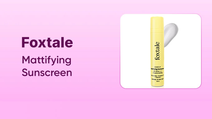 Foxtale SPF 70 Dewy Finish Sunscreen | Ultra Protection | Hydrating & Glow Boost