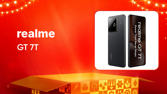Realme GT 7T | Powerhouse 120W Flagship with 7,000mAh Battery
