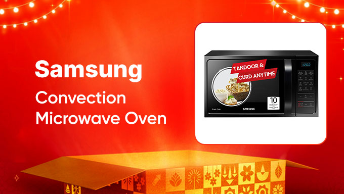 Samsung Convection Microwave Oven | Tandoor & Curd Anytime | 10-Year Warranty