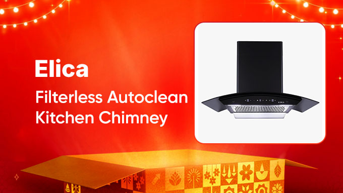 Elica | Filterless Autoclean Kitchen Chimney
