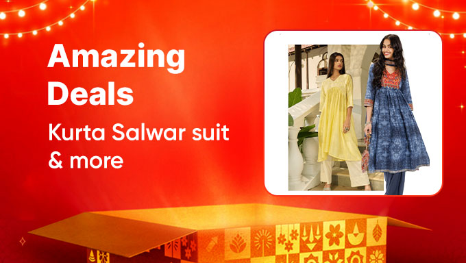 Amazing Deals | Kurta Salwar Suit & More