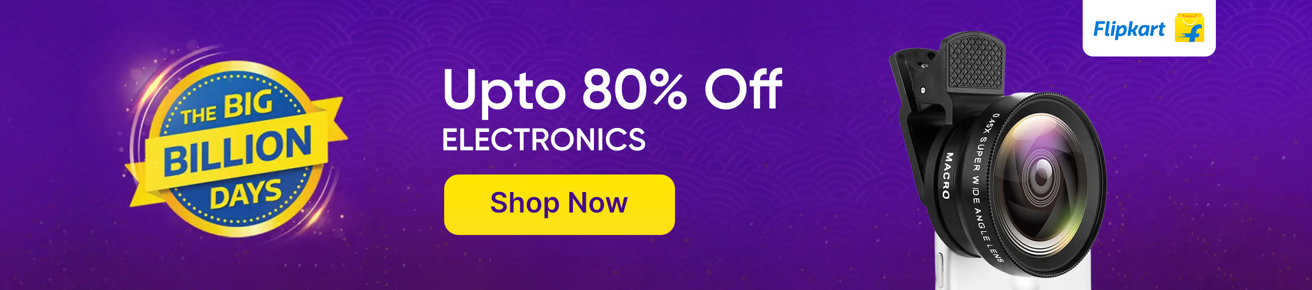 Flipkart Big Billion Days Offers & Deals on Electronics & Accessories