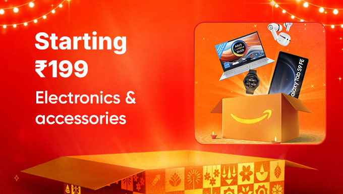 Electronics & Accessories | Starting at ₹199 | Grab the Best Deals Now