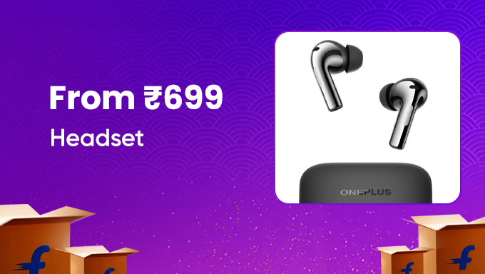 Headsets & Earphones | From ₹699 | Min 50% OFF