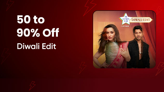AJIO All Stars Diwali Edits | Flat 50-90% OFF + Bank Offers & Cashback!!