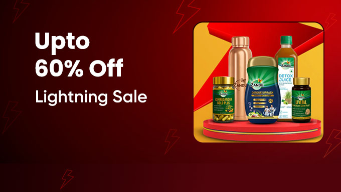 Zandu Lightning Sale | Up to 60% Off + Extra 10% Off on ₹999+