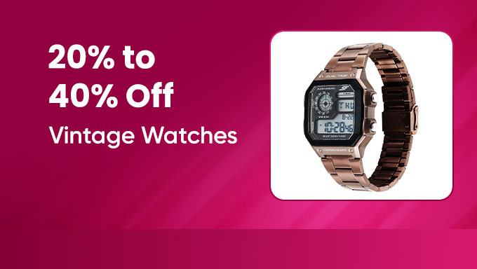 Vintage Watches | 20-40% Off – Classic Style at Great Prices