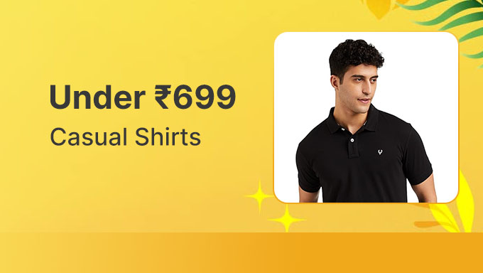 Casual Shirts Under 699 | Trendy Daily Wear Collection