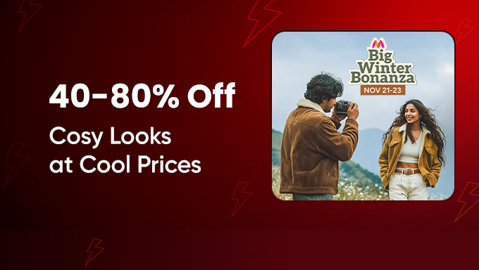 Big Winter Bonanza Myntra Sale | Best Winter Clothing Deals 40–80% OFF