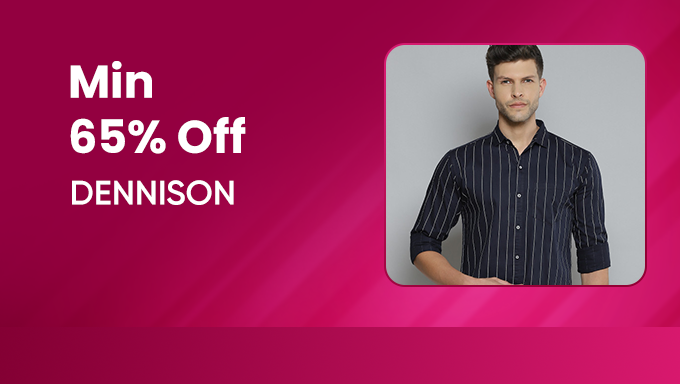 Dennison Men’s Collection | Min 65% Off Stylish Shirts