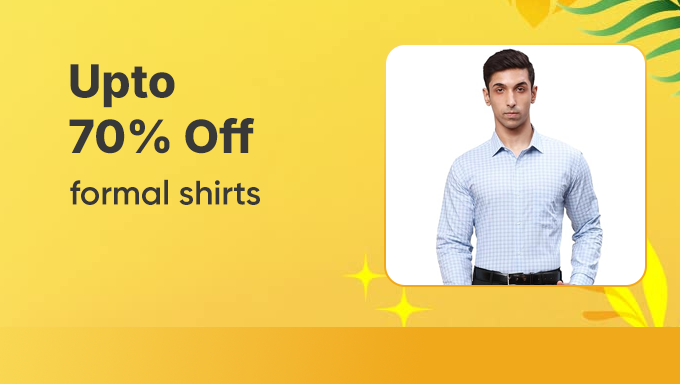 Formal Shirts | Upto 70% Off on Premium Styles