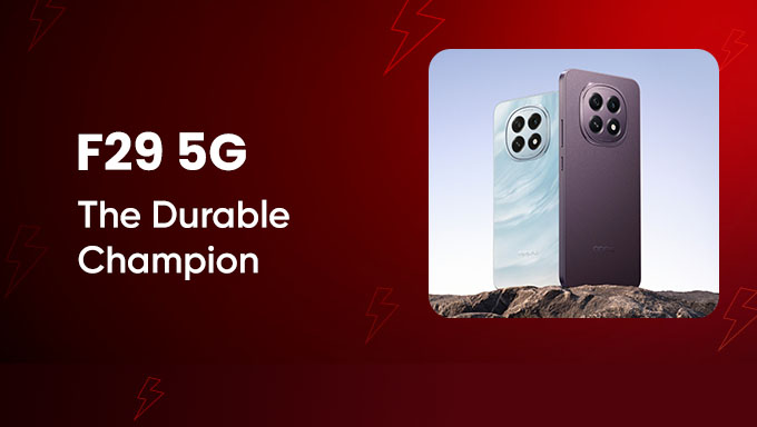 OPPO F29 5G | The Durable Champion