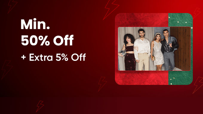 Ultimate Brand Sale | Min. 50% Off + Extra 5% Off