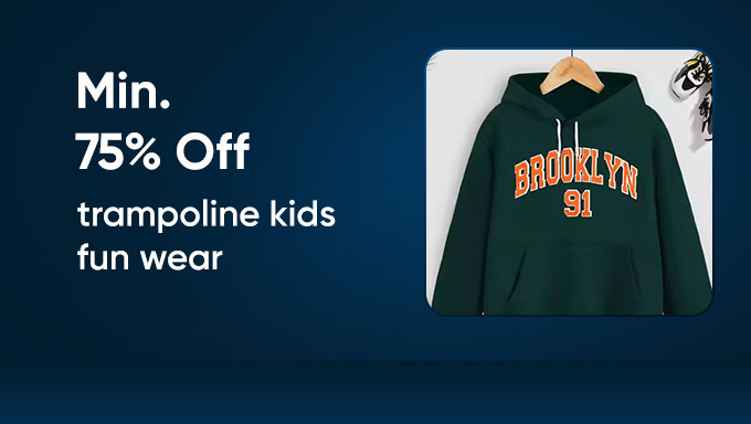 Trampoline Kids Fun Wear | Min 75% Off