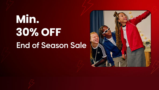 Adidas End of Season Sale | Min 30% Off + Extra 15%