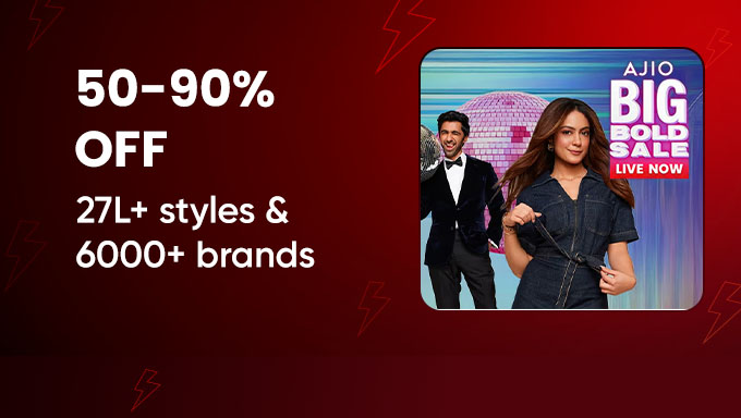 AJIO Big Bold Sale | 50–90% OFF Storewide