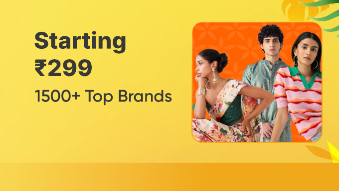 Fashion Store | Trendy Styles Starting at Just ₹299 from 1500+ Brands