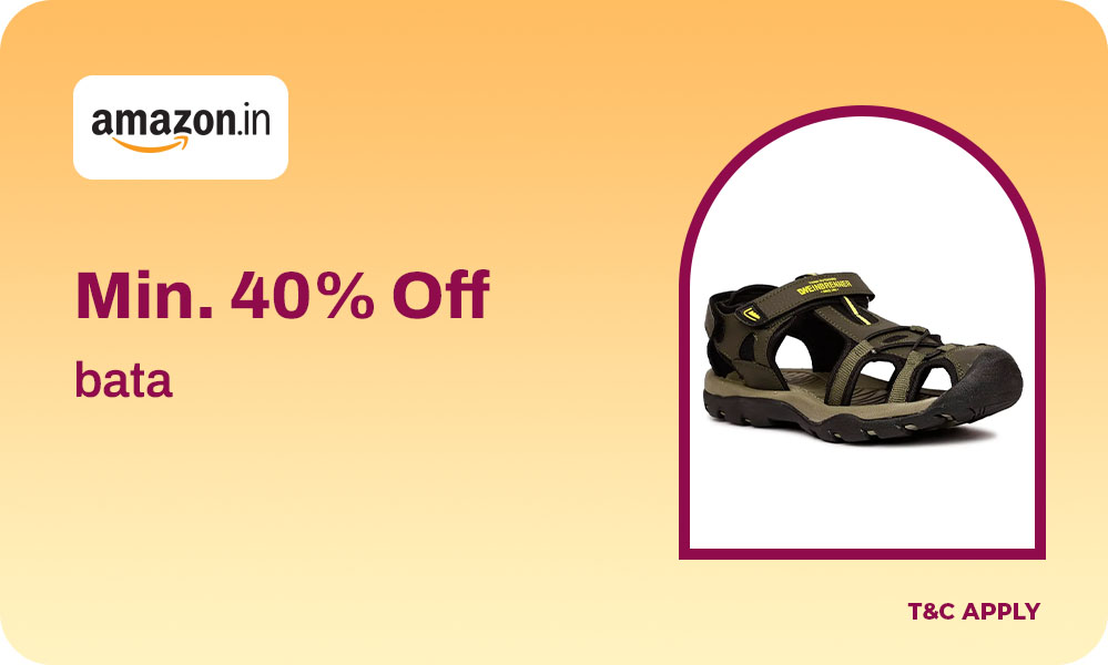 BATA Footwear Sale - Checkout The Bestsellers At Min 40% OFF