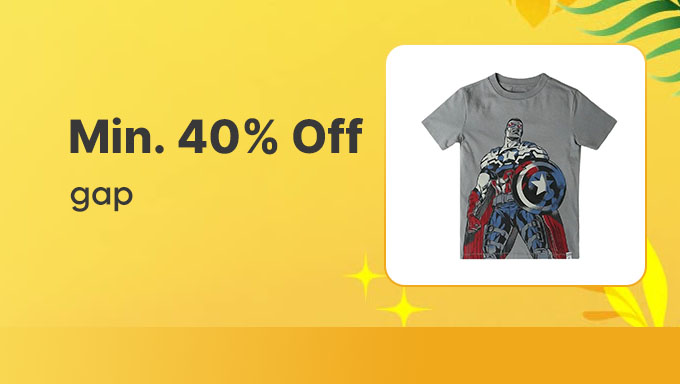 GAP Casual Wear Edit | Everyday Fashion with Min 40% OFF