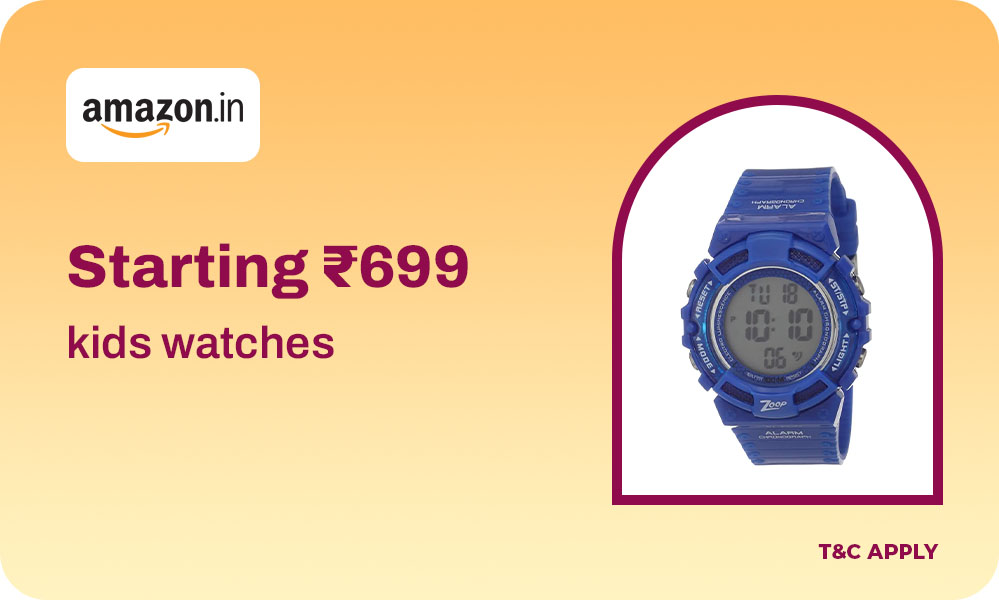 Branded Kids Watches - Starting From ₹699 Only