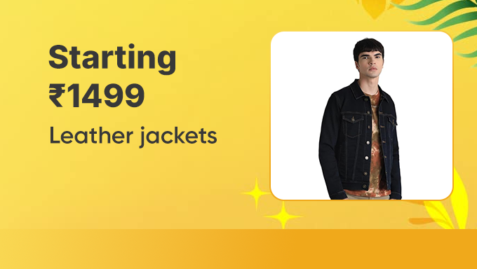 Leather Jackets | Trendy Winter Styles Starting at ₹1499