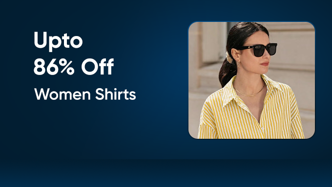 Women’s Shirts | Casual & Formal Styles Online | Up to 86% Off