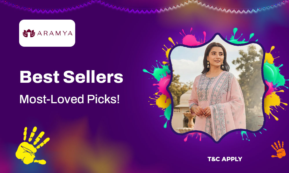 Aramya Holi Special |Upto 40% Off On Most-Loved Ethnic Picks