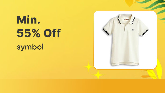 Symbol Clothing | Min 55% Off on Men’s T-Shirts, Polos, Shirts & Casual Wear