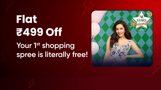 AJIO All Stars Anniversale| Flat ₹499 Off on ₹1,499 | ₹1000 Super Cash Credit