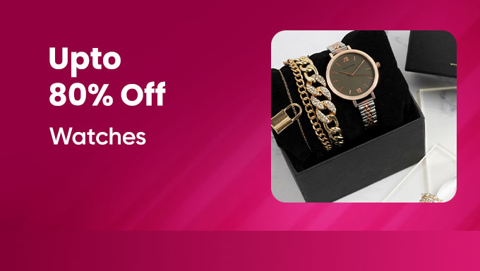 Watches | Up to 80% Off on Men’s & Women’s Stylish Watches