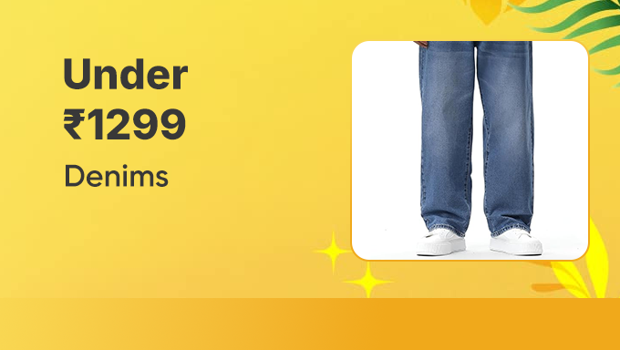 Denim Jeans Under ₹1299 | Stylish Men’s Casual & Regular Fit Denims