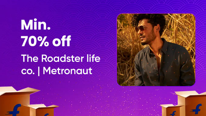 Men’s Fashion Deals | Min 70% Off on Roadster & Metronaut
